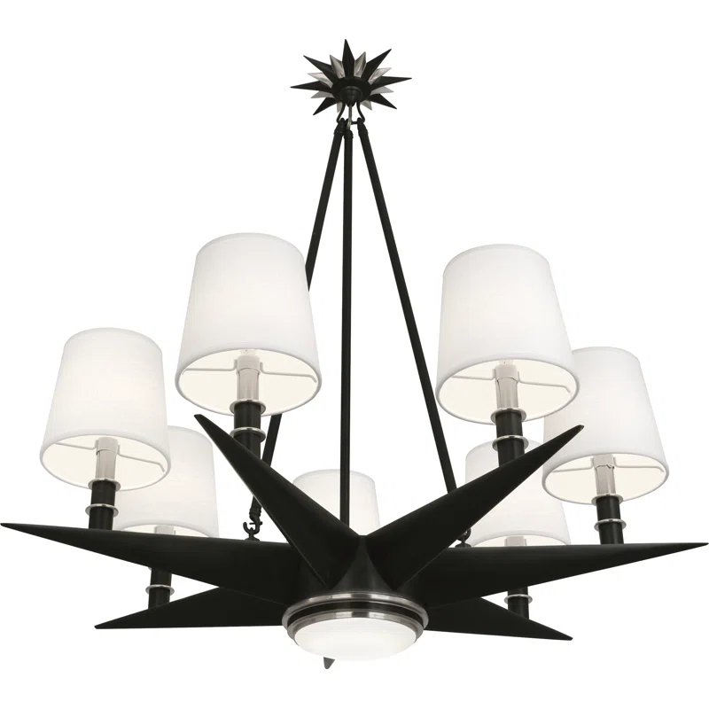 Robert Abbey Cosmos 8 - Light Dimmable Geometric Chandelier