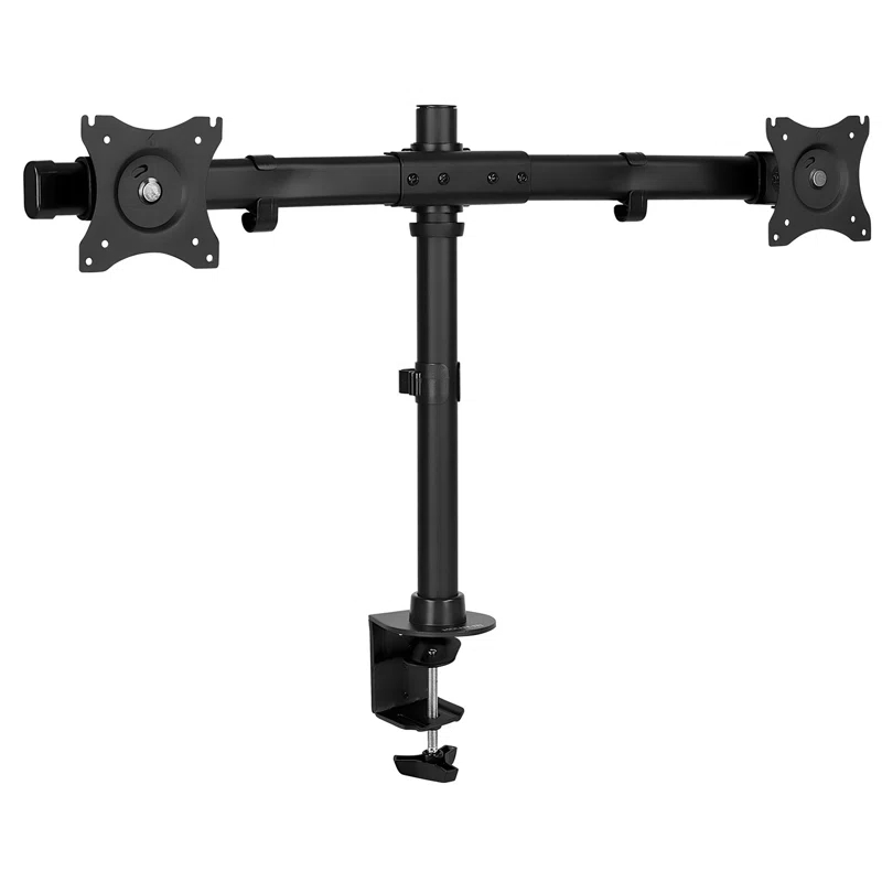 Mount-it Height Adjustable Universal 2 Screen Desk Mount