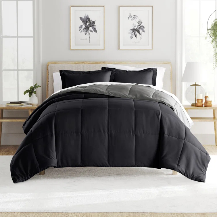 Becky Cameron Reversible Down-Alternative Comforter Bedding Set