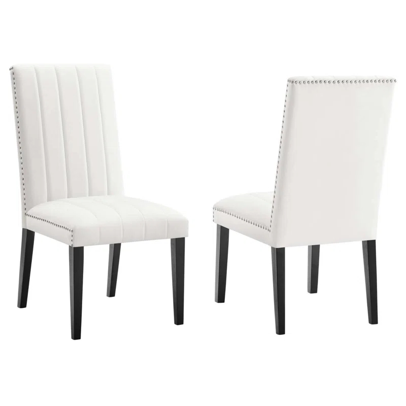 Modway Modway Catalyst Performance Velvet Dining Side Chairs - Set of 2