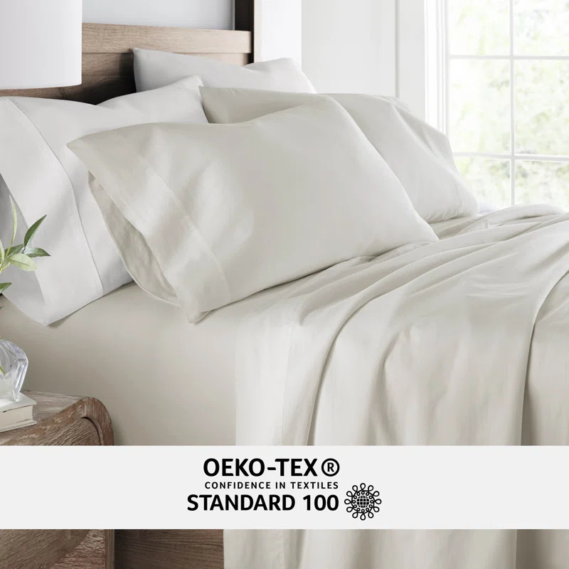 Becky Cameron Sateen Long-Staple Cotton Deep Pocket Sheet Set