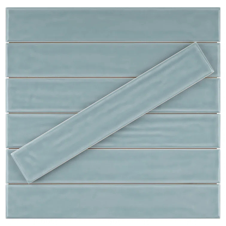 Supreme Tile Nova 1.97 in. X 11.81 in. Polished Ceramic Subway Wall Tile