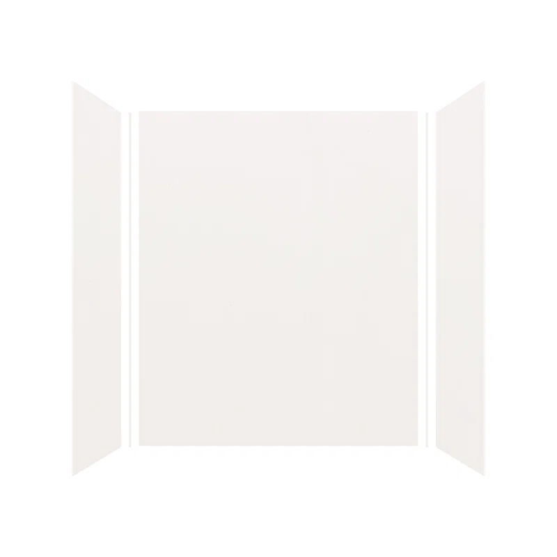 Transolid Expressions 60'' W 36'' D 72'' H Glue Up Solid Surface Wall