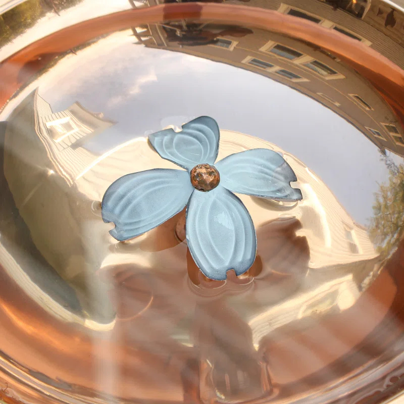 Dogwood Birdbath with Rail Mount Bracket