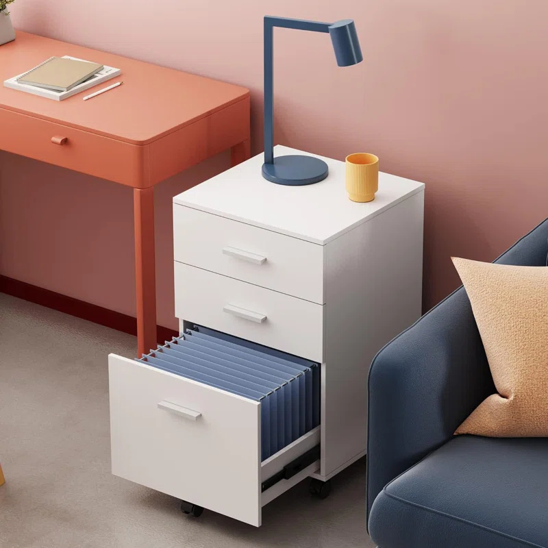 Kopelan 3-Drawer Mobile Vertical Filing Cabinet