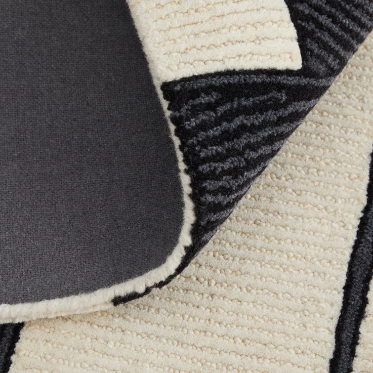 Nobu Architectural Mid-Century Modern Area Rug