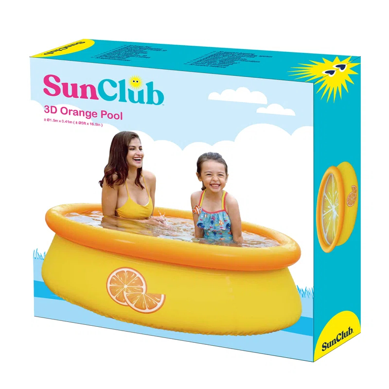 JLeisure Plastic Round Inflatable Pool 10'' H x 12'' W x 12'' L (Set of 2)