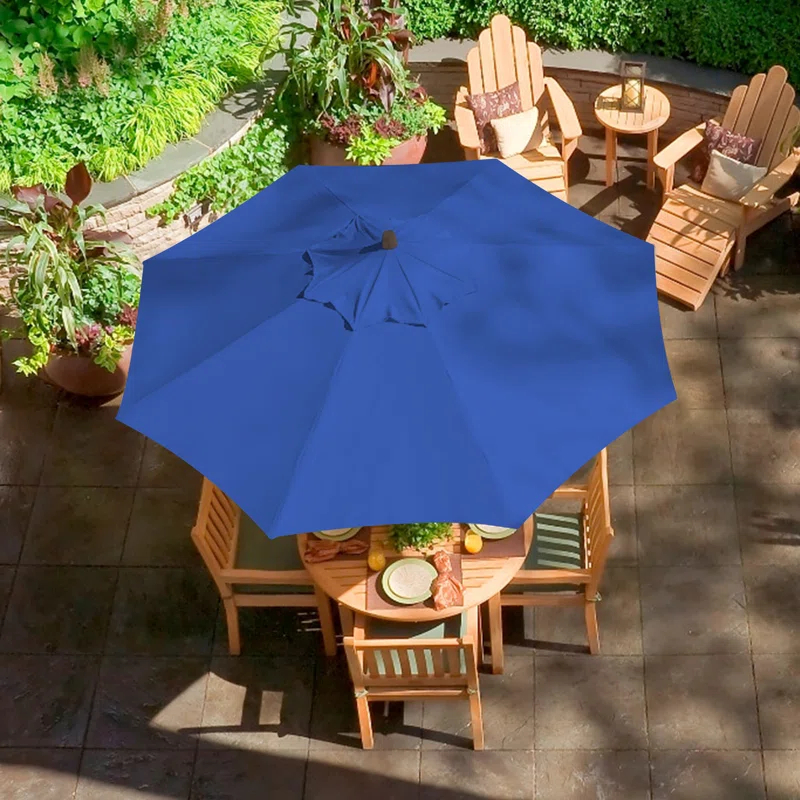 Arlmont & Co. Caeleb Fabric Replacement Cover 8 Ribs Market Patio Umbrella Cover
