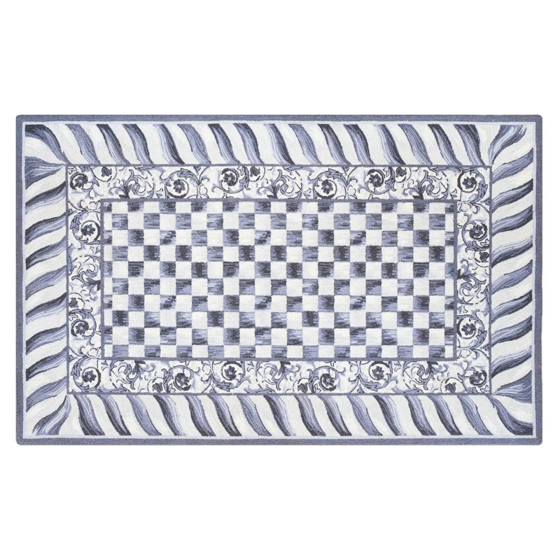 MacKenzie-Childs Sterling Check® Rug