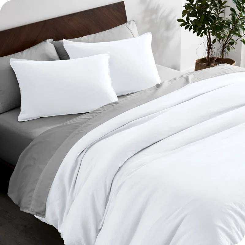 Bare Home Linen Duvet Cover Set