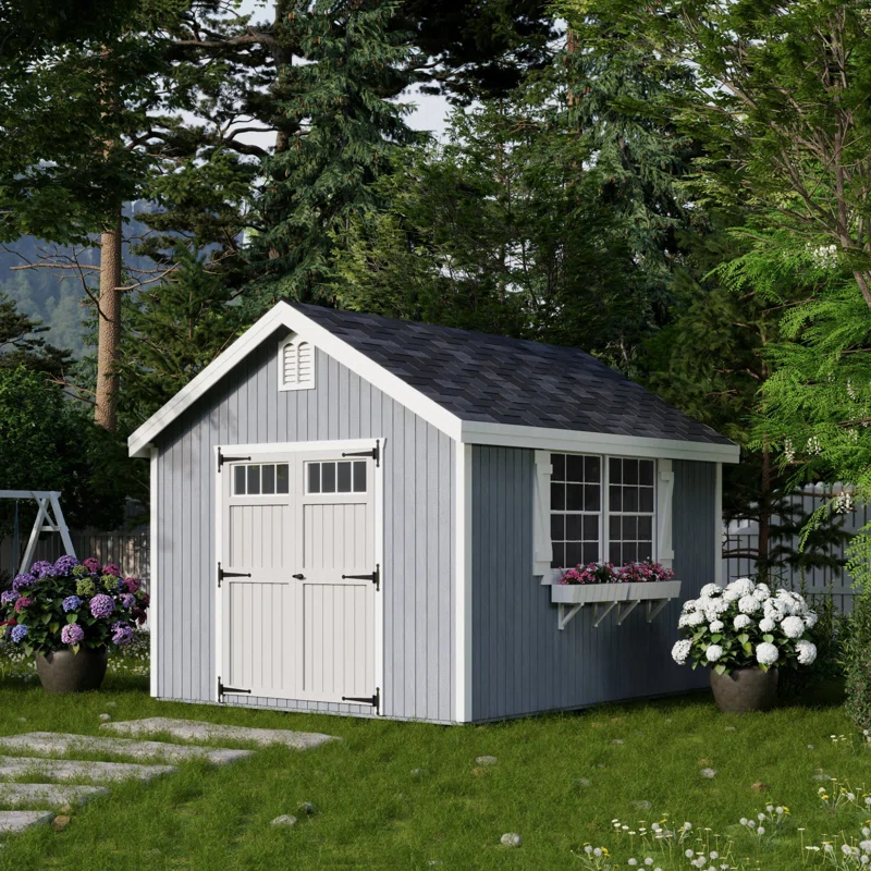 Little Cottage Co. Colonial Williamsburg Outdoor Wood Storage Shed