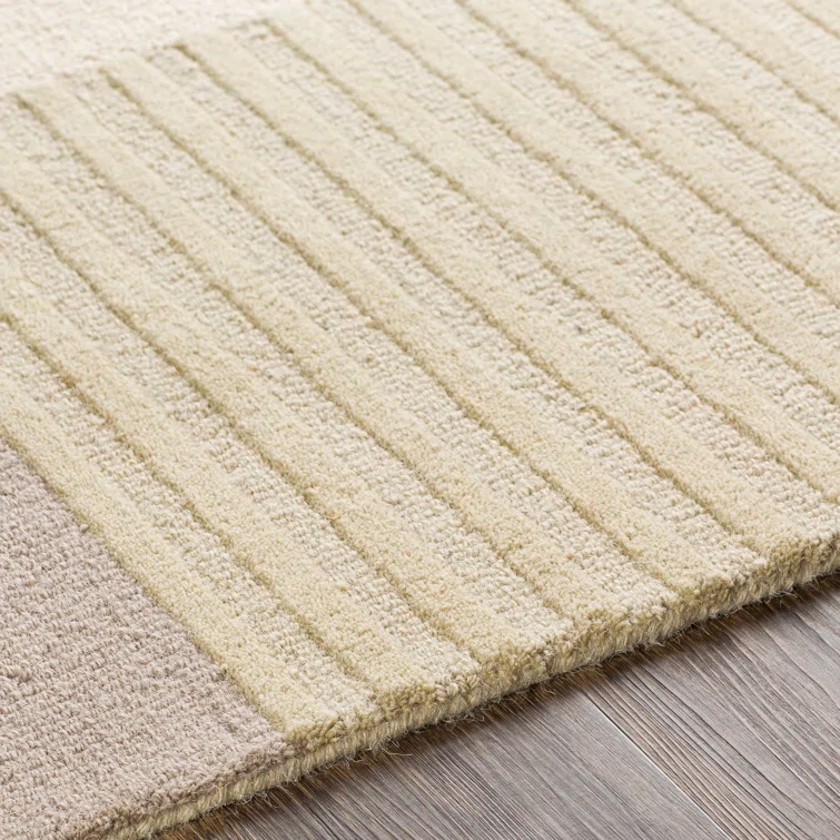 Mora Geometric Hand-Tufted Wool Area Rug