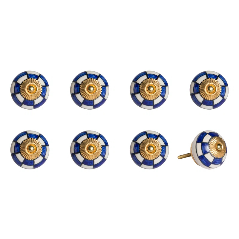 Bungalow Rose Colaluca 1 1/2" Diameter Mushroom Knob (Set of 8)