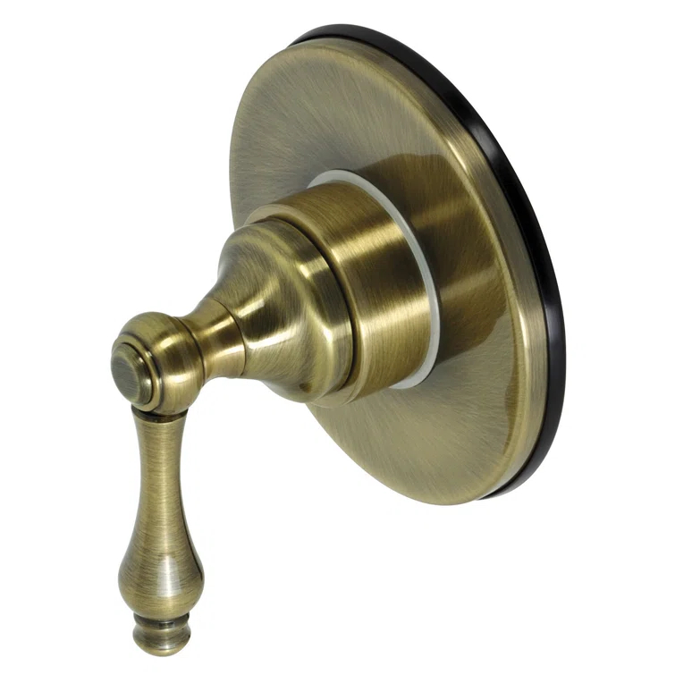 Kingston Brass Kingston Brass Single-Handle Wall Mount Three-Way Diverter Valve with Trim Kit KS3031AL