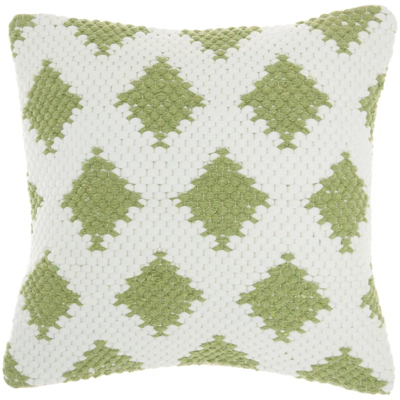 Geometric Cotton Throw Pillow