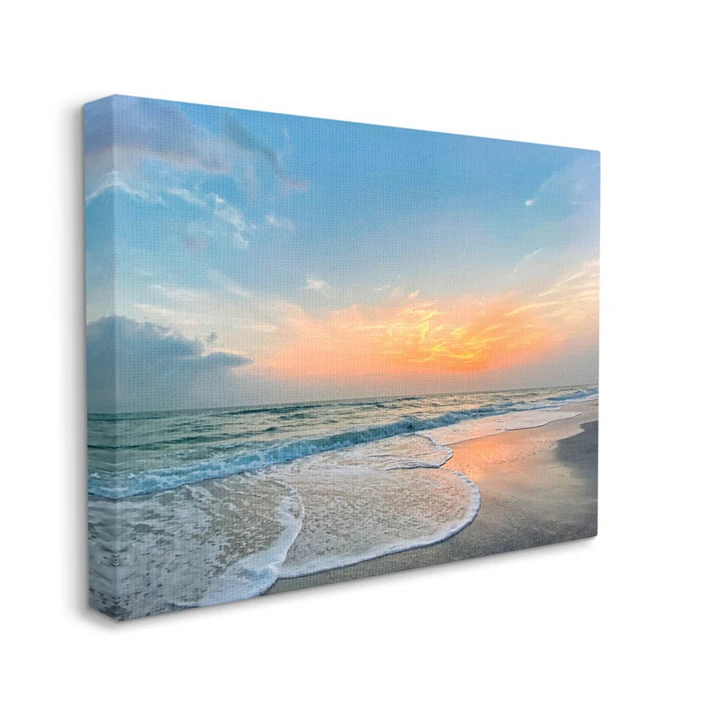 Stupell Industries " Layered Beach Foam Sunrise " by Mary Lou Photography