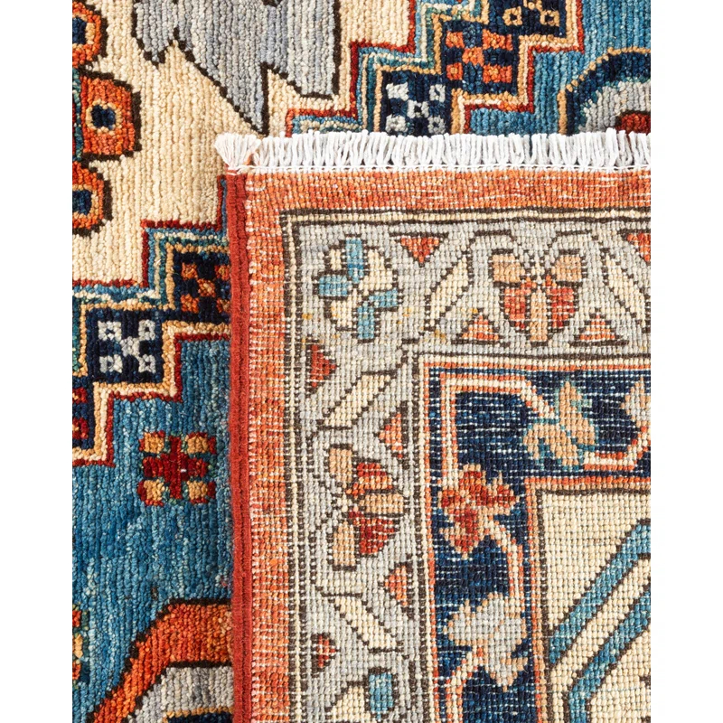 One-of-a-Kind 11' 3" X 15' 10" New Age Wool Area Rug in Orange