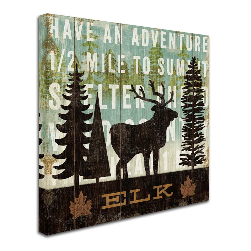 Trademark Fine Art " Simple Living Elk " by Michael Mullan