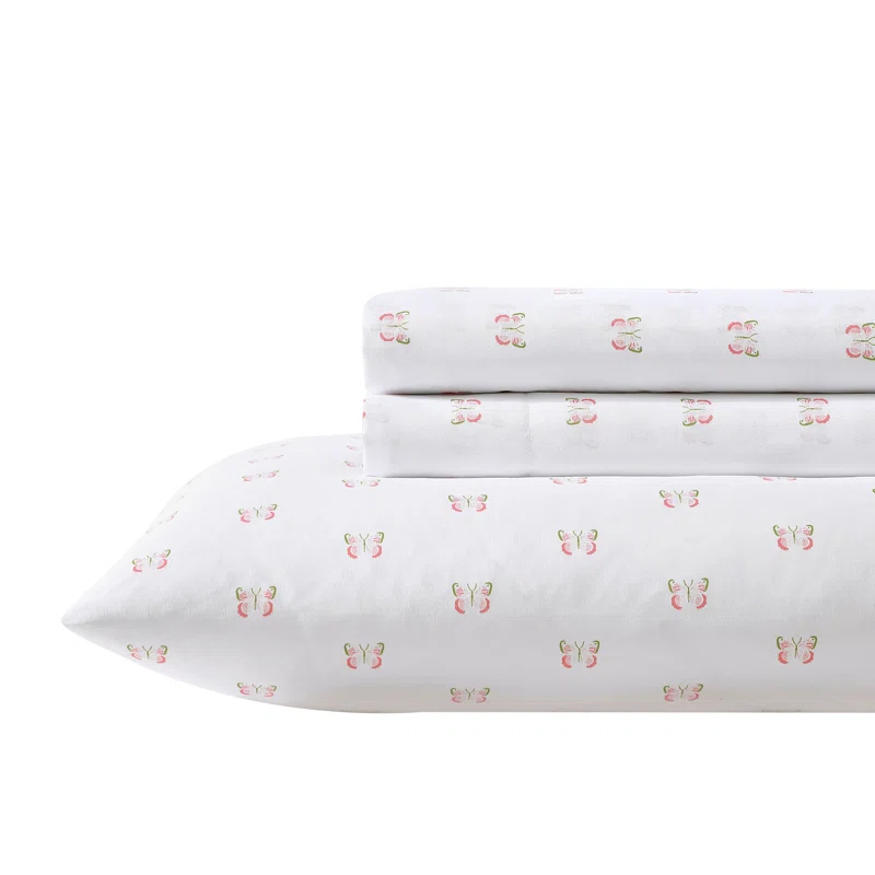 Laura Ashley Laura Ashley Kids Cozy Printed Sheet Sets