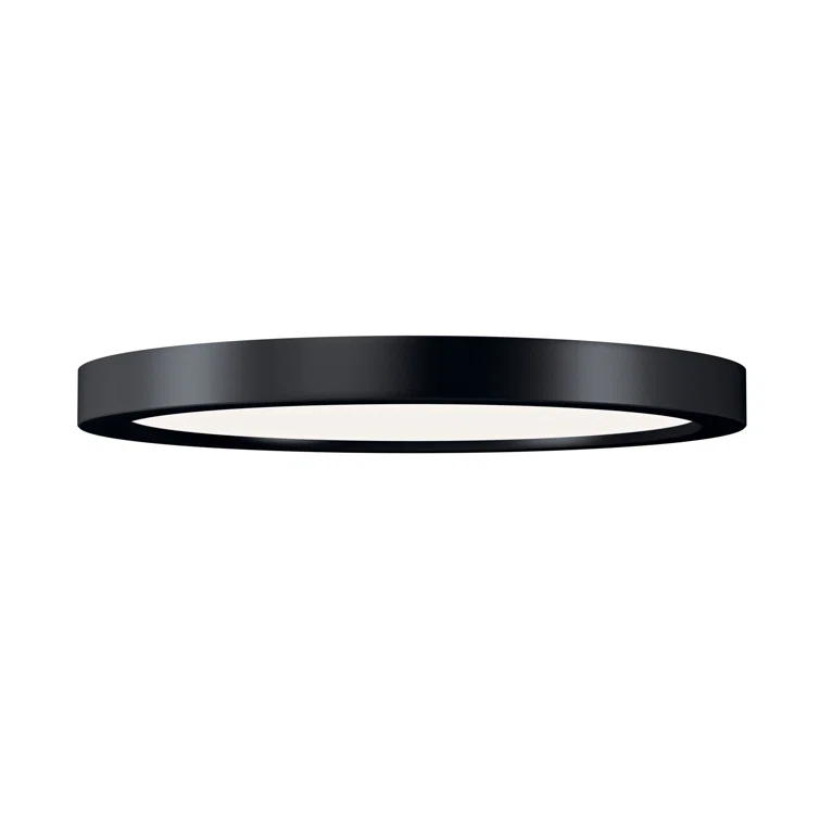 Kichler Lighting Ara Integrated 9.25" LED Flush Mount in a Black Finish