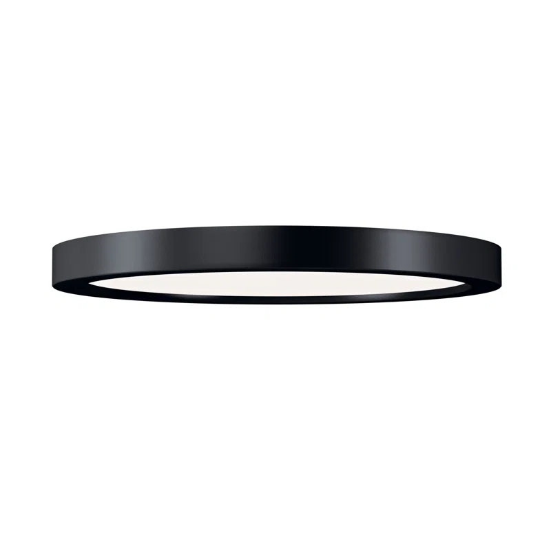 Kichler Lighting Ara Integrated 9.25" LED Flush Mount in a Black Finish