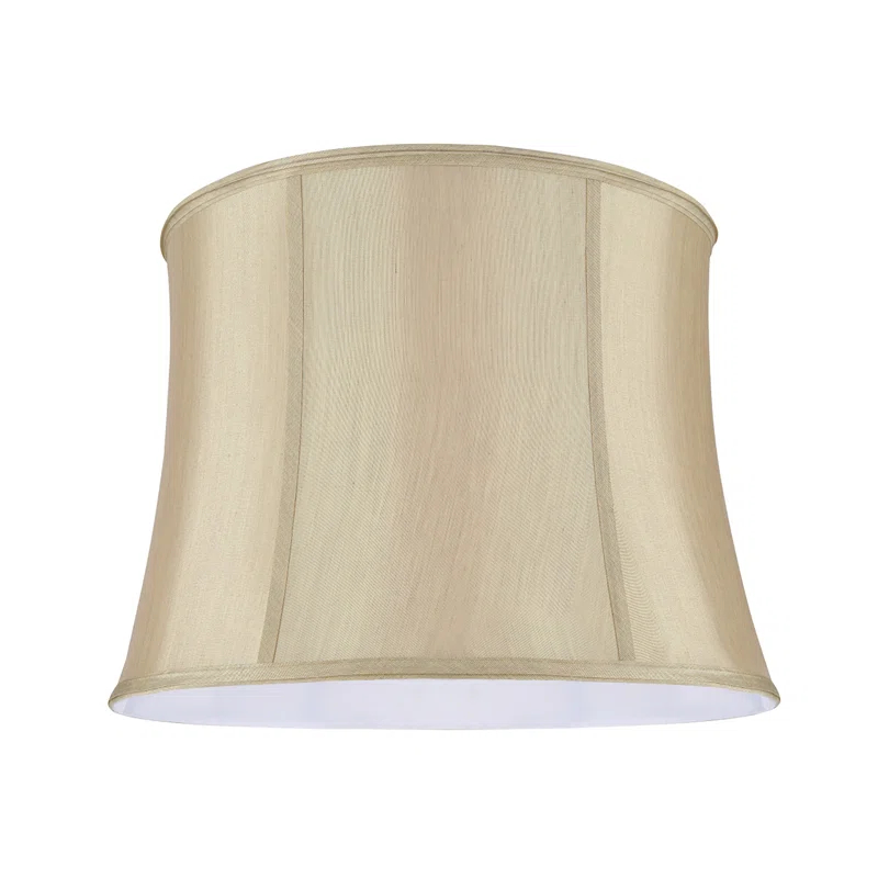 Aspen Creative Corporation 12'' H Faux Silk Fabric Bell Lamp Shade