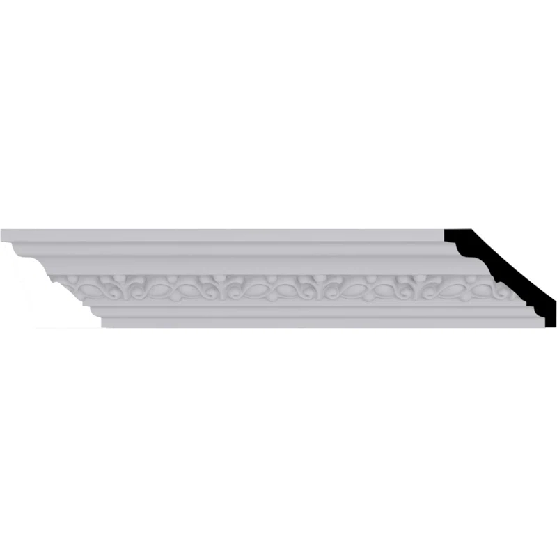 Ekena Millwork 2 3/4"H x 3 1/8"P x 4 1/4"F x 94 1/2"L Nexus Crown Moulding