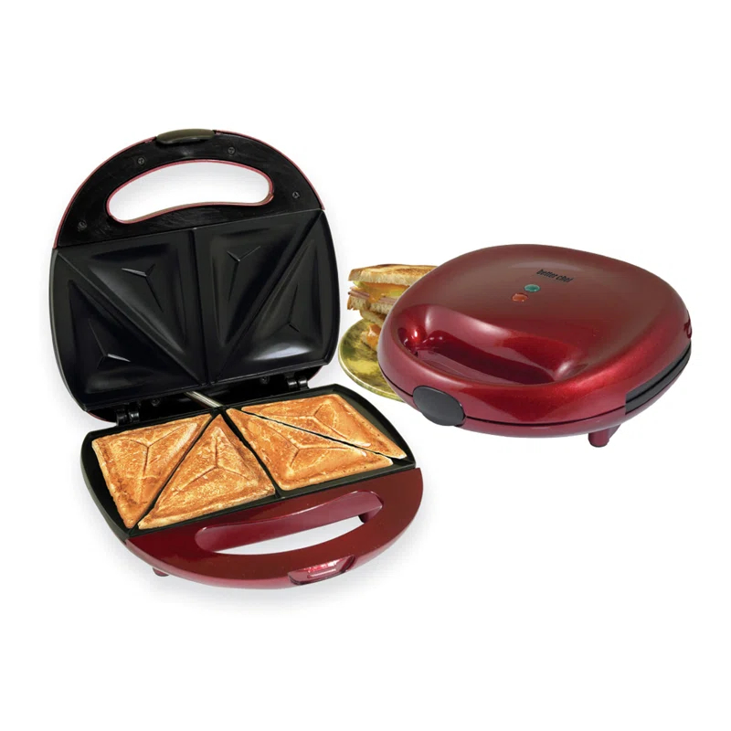 Better Chef Better Chef 4'' Non Stick Electric Grill Sandwich Maker