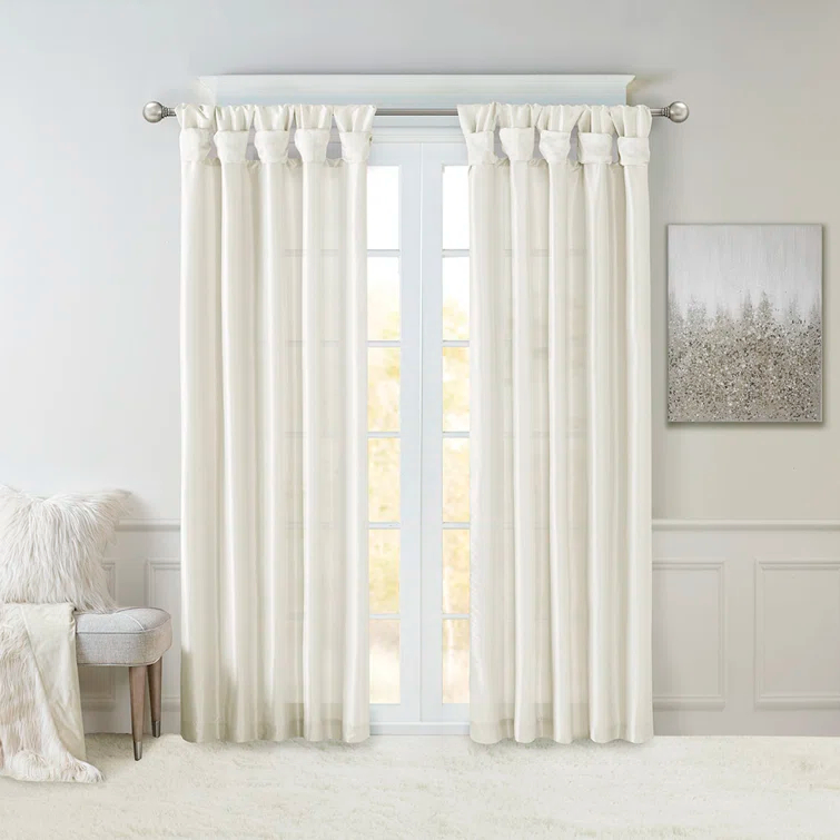 Madison Park Rivau Light-Filtering Single Curtain Panel