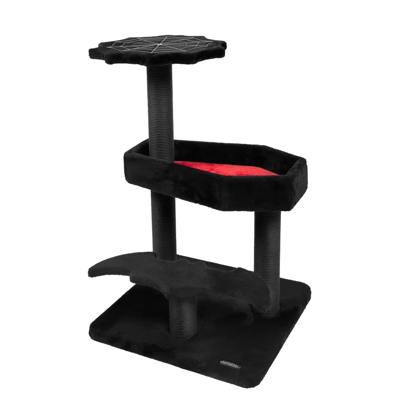 Tucker Murphy Pet™ Evannah Gothic Cat Tree for Hallowen, Cat Tower with Coffin Bed