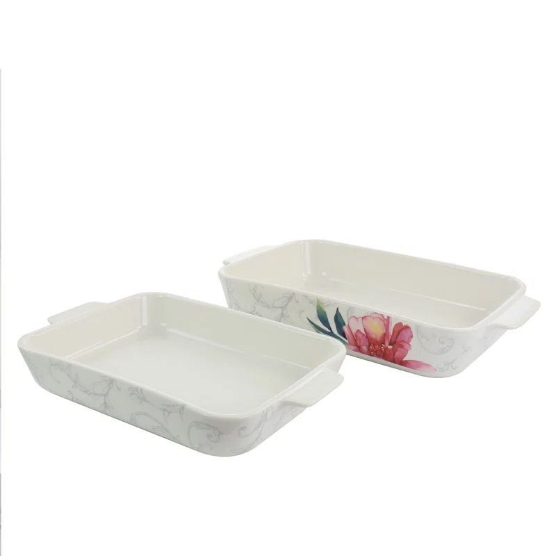 Martha Stewart 2 Piece Ceramic Baker Set