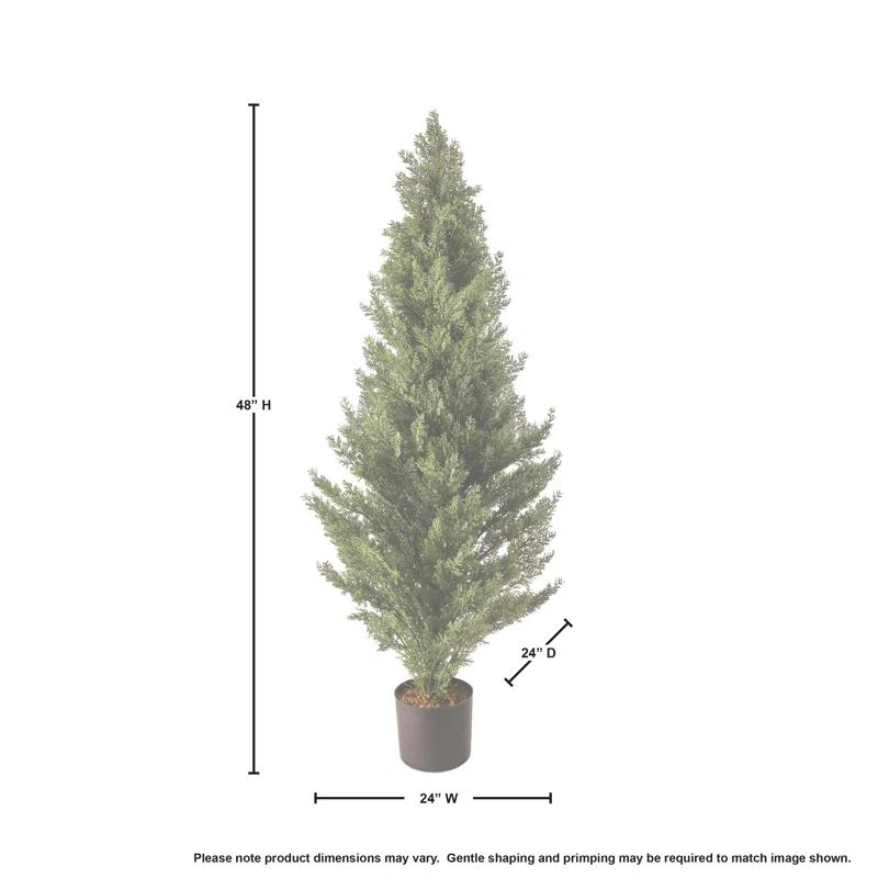 Regency International Indoor and Outdoor Potted Artificial Arborvitae Tree