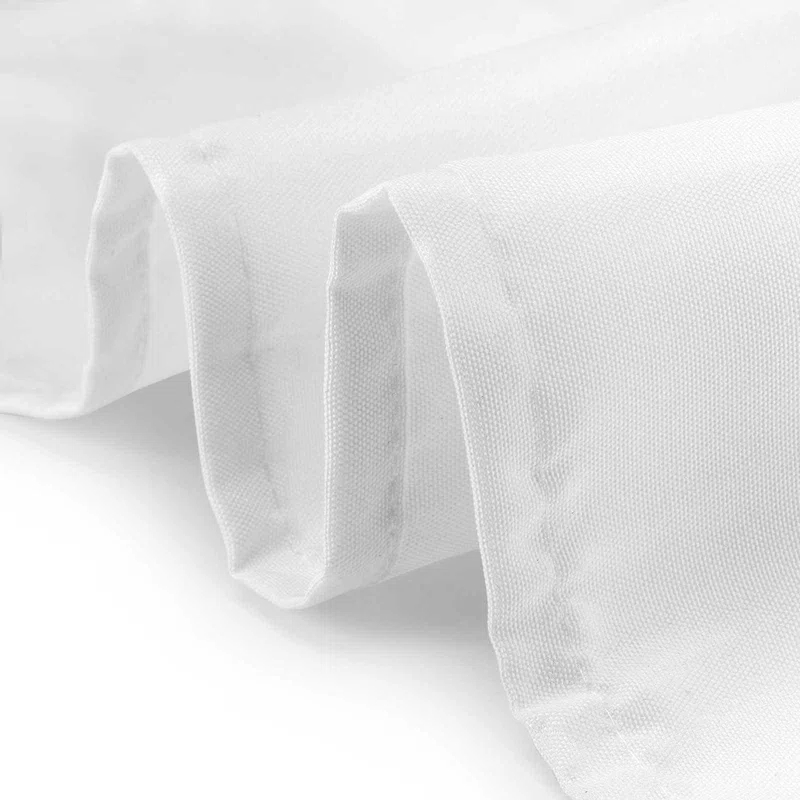 Lann's Linens Solid Color Rectangular Tablecloth (Set of 10)
