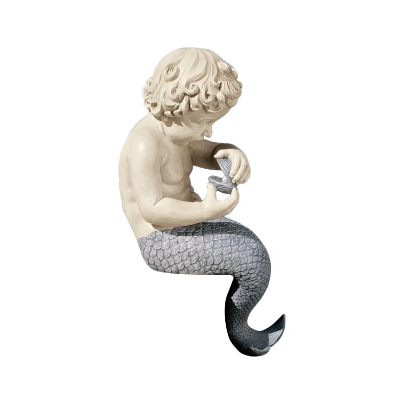 Design Toscano The Ocean's Little Treasures Mermaid Statue