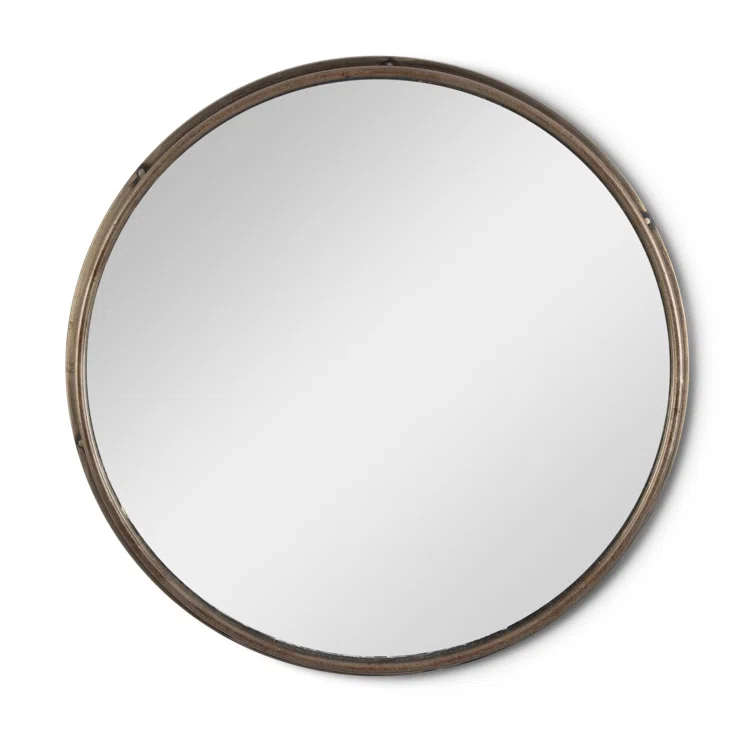 Park Hill Collection Urban Living Iron Round Mirror