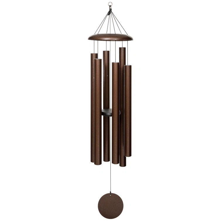 65" Copper Vein Aluminum Wind Chime for Outdoor Decor