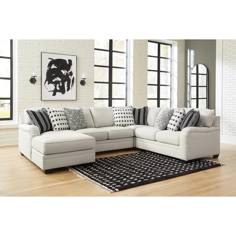 Wildon Home® Genneth 4 - Piece Upholstered Sectional