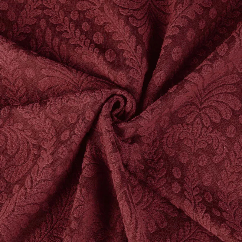 Aspen Floral Scalloped Edge Cotton Blend Coverlet / Bedspread Set