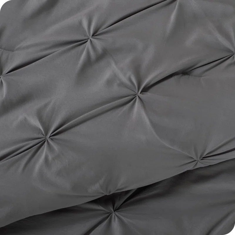 Bare Home Down Alternative Pintuck Comforter Set