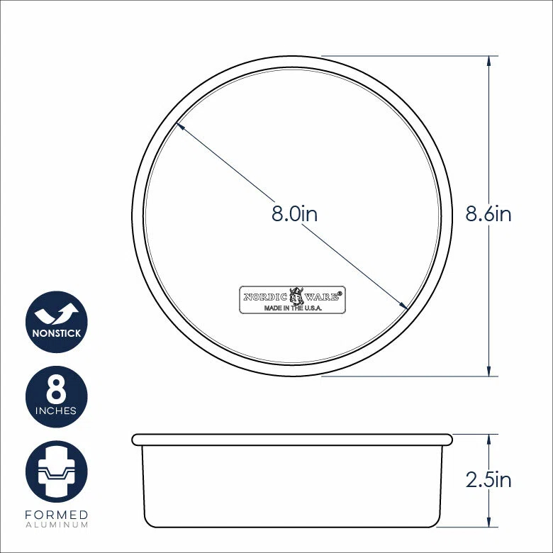 Nordic Ware Nordic Ware Naturals® Nonstick 8" Round Cake Pan