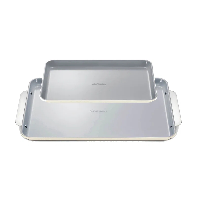 Caraway Home ® Cream Non-Stick Ceramic Baking Sheet Duo