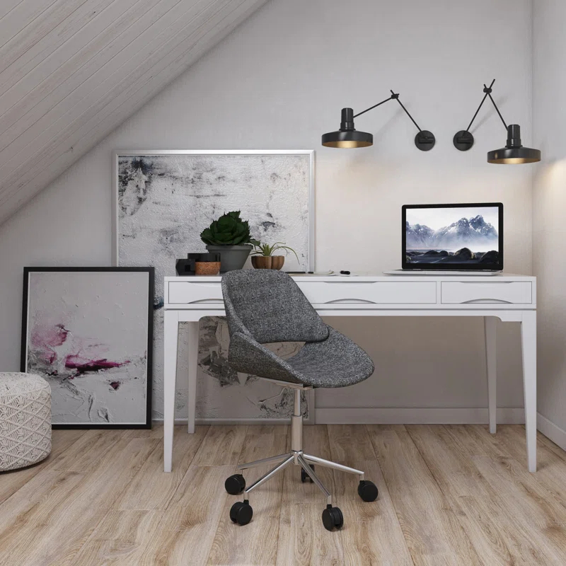 Simpli Home Malden Polyester Blend Task Chair