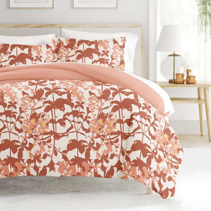 Becky Cameron Boho Flower Reversible Duvet Cover Set