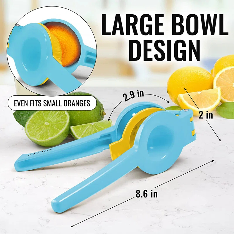Zulay Kitchen Zulay Kitchen 2-in-1 Manual Lemon Squeezer Manual Juicer Citrus Press