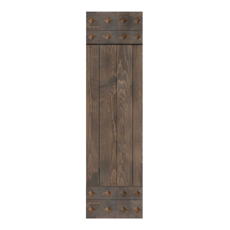IsLife 84'' Solid Wood Paneled Matte without Installation Hardware Kit Barn Door