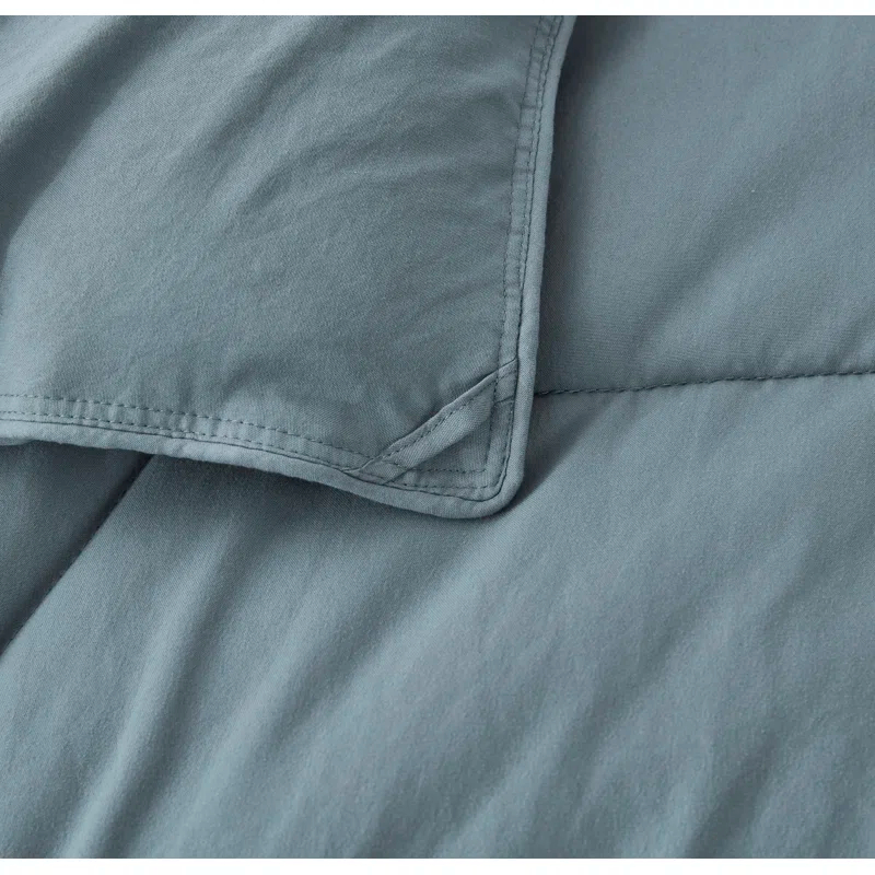 Chezmoi Collection Washed Microfiber Bedding Honeycomb Comforter Set