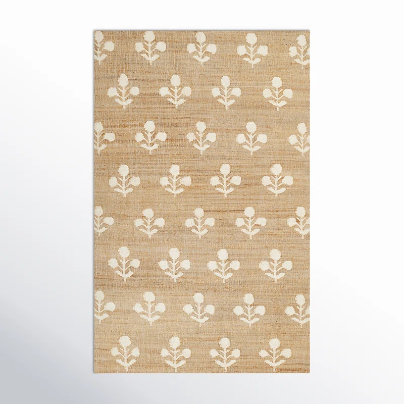 Erin Gates by Momeni Erin Gates by Momeni Orchard Bloom Natural Hand Woven Wool and Jute Area Rug