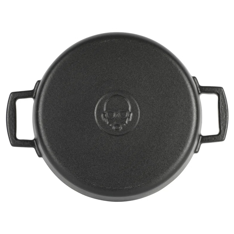 Babish 3 Quarts Non-Stick Enameled Cast Iron Braiser with Lid