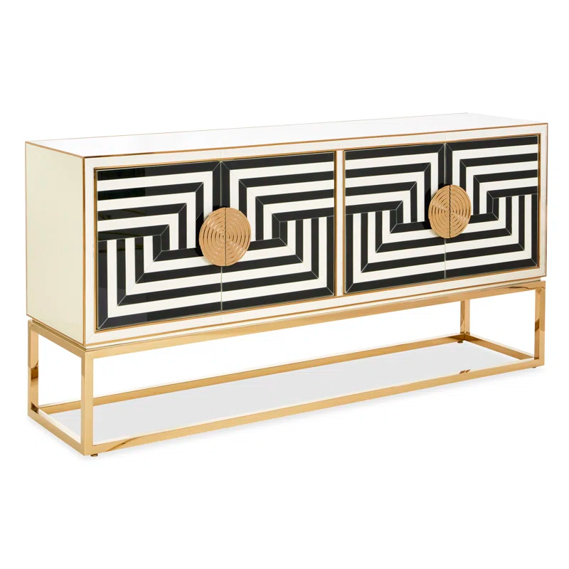 Op Art 64'' Sideboard