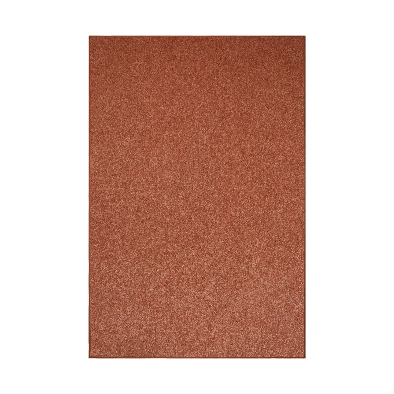 Furnish My Place Modern Plush Pet and Kids Friendly Solid Color Rust Area Rugs, Stain & Fade Resistance, Made in USA, Perfect for Living Room, Dining Room, Bedroom, Playroom and Kidsroom, Event, Wedding Rug